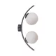 ZUMA LINE NÁSTĚNNÁ LAMPY HELIX 5015 2XE14 ČERNÁ/BÍLÁ