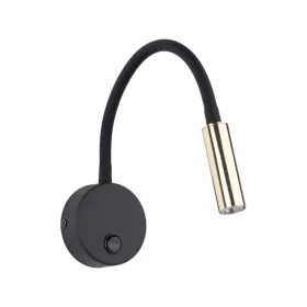 TK LAGOS NÁSTĚNNÁ LAMPY 10039 1XG9 ČERNÁ/ZLATÁ