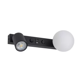   TK LIGHTING NÁSTĚNNÁ LAMPY + USB VOX 10152 GU10+G9 BÍLÁ/ČERNÁ