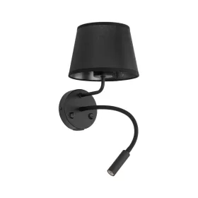 TK LIGHTING NÁSTĚNNÁ LAMPY MAJA 10203 1XE27+1XG9 ČERNÁ