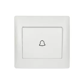 RHYME DOORBELL SWITCH BÍLÝ KOV
