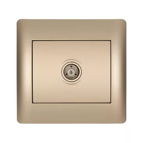 RHYME TV SOCKET CHAMPAGNE METAL
