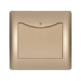 RHYME HOTELOVÝ ČÍTAČ KART SWITCH CHAMPAGNE METAL