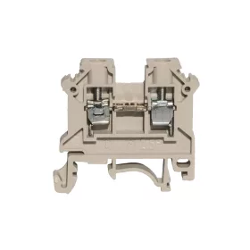ŠROUBOVÝ SVORKOVNÍK 10 MM2 HF PA66 UL94, ŠEDÝ