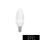 AIGOSTAR LED žárovka C37 E14 7W 6400K