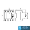 KANLUX KRD6-4/40/30 FI relé