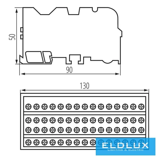 KANLUX KTB-125-15-M elosztóblokk