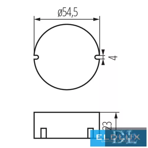 KANLUX CIRCO LED 12VDC 0-15W provoz.