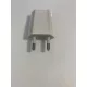 Univerzální USB (samice) 5V 1A 5W tablet, nabíječka telefonu, bílá (bez kabelu!)