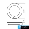 KANLUX ERGA PIR 17W CCT-B lampa