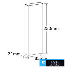 UNIVERSO Nástěnná lampa LED 8 W 734 lm CCT.kap IP65 černá 85 × 250 × 31 mm