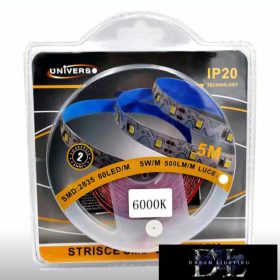   UNIVERSO Flexibilní LED pásek 12 V 2835-60D-5 W-450 lm/m 6500 K IP20 5 m