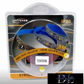   UNIVERSO Flexibilní LED pásek 12 V 2835-60D-5 W-500 lm/m 4000 K IP20 5 m