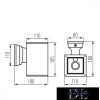 Fasádové svítidlo KANLUX LART EL-160-GR