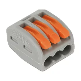 KONEKTOR PRO VODIČE 3-VÝCHODOVÝ 4,00 MM²