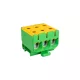 KONEKTOR DIN RAIL 3X2,5-50MM2 Y/G