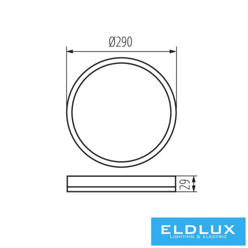 Lampa KANLUX AZPO LED 18,5 W-NW-O-B