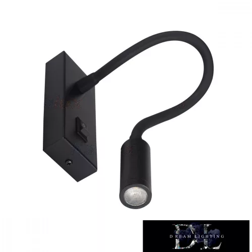 Lampa KANLUX TONIL II LED B 3,3W WW černá