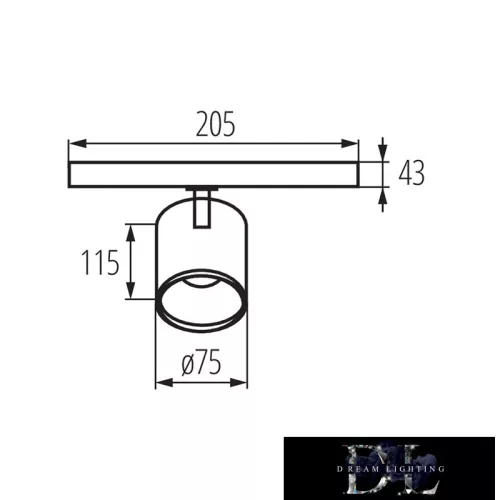 Lampa KANLUX ATL1 18W-940-S6-W