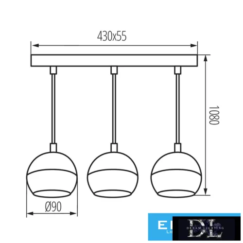 KANLUX GALOBA C 3xGU10 W lampa SPOT