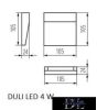 Lampa KANLUX DULI LED 4W-NW-L-GR 