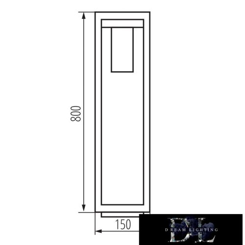 Zahradní lampa KANLUX VIMO 80 BR