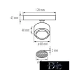 Lampa KANLUX BTL 18W-930-B