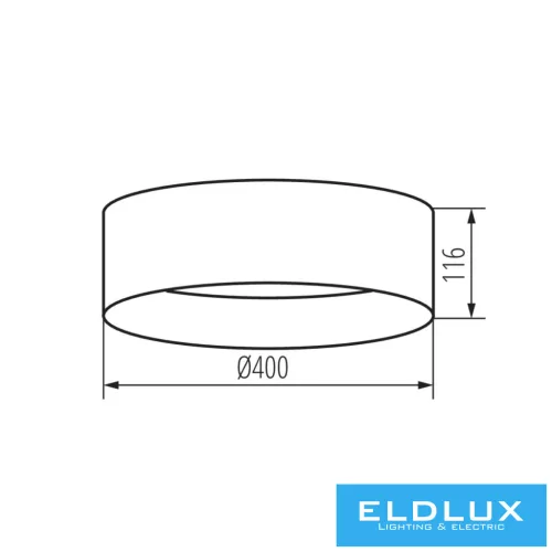 KANLUX RIFA LED 17,5 W WW B/W lampa