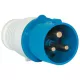 PRŮMYSLOVÁ ZÁSTRČKA HT-023 32A IP44 1P+N+E 230