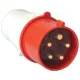 PRŮMYSLOVÁ ZÁSTRČKA HT-025 32A IP44 3P+N+E 400V