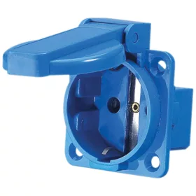   OPRAVENÁ PRŮMYSLOVÁ ZÁSTRČKA HT-105SR 16A IP44 230 ZÁSTRČKA NĚMECKÉHO TYPU