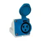 NÁSTĚNNÁ PRŮMYSLOVÁ ZÁSUVKA HT-113 16 A IP44 1P+N+E 230 