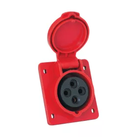   ZAPUŠTĚNÁ PRŮMYSLOVÁ ZÁSTRČKA HT-424 32A IP44 3P+E 400V 