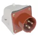 MONTÁŽNÍ PRŮMYSLOVÁ ZÁSTRČKA HT-524 32A IP44 3P+E 400V