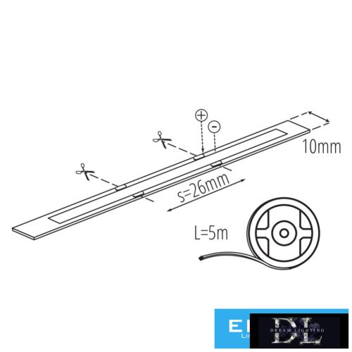 KANLUX LCOB 14 W/M CCT 5 m 1260 lm/m 3 roky 90+ IP65 24 V