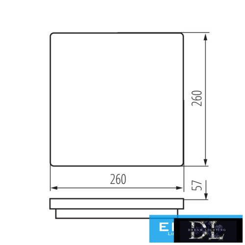 KANLUX BENO Stropní LED lampa 24-30W CCT-L-SEG IP65 5 let