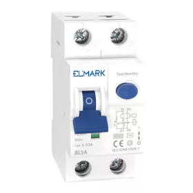 ELEKTROMAGNETICKÝ RCBO JEL5A 6kA 2P 25A/300mA