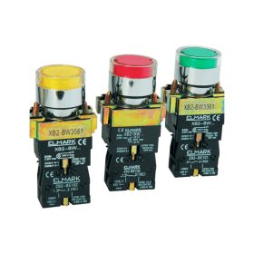 VESTAVĚNÉ TLAČÍTKO BW 3471 24 V ČERVENÉ