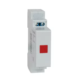 EKONOMICKÁ LAMPA ELD-G-DIN 230 V ČERVENÁ