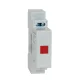 EKONOMICKÁ LAMPA ELD-G-DIN 230 V ČERVENÁ