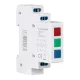 EKONOMICKÁ LAMPA ELD-RGB-DIN 230 V ČERVENÁ/ZELENÁ/MODRÁ