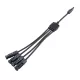 Y-PĚTIKOLÍKOVÝ KONEKTOR 1500 V MC4 4–6 MM 2 ŽENSKÉ/1 MUŽSKÉ