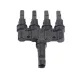 PĚTVÝCHOVÝ KONEKTOR 1500 V MC4 4–6 MM 1 ZÁSUVKA/4 ZÁSTRČKY