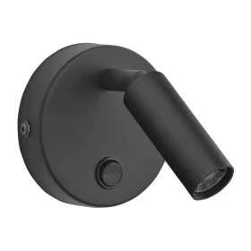 TK LIGHTING NÁSTĚNNÁ LAMPY ENZO 4237 1XG9 ČERNÁ