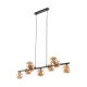 TK LIGHTING LUSTŘE ESTERA 4340 9XG9 HNĚDÁ