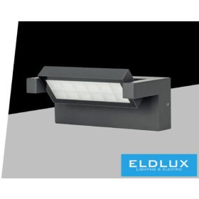   UNIVERSO Venkovní nástěnná lampa 21 W 1800 lm CCT se spínačem 203 x 108 x 80 mm IP65 šedá 5 let