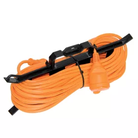 PRODLOUŽOVACÍ KABEL 15 M H05VV-F 3G1,5 MM² ORANŽOVÝ