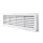 EL02-127 MŘÍŽKA DVEŘÍ 115x430MM, BÍLÁ