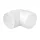 EL02-459 90° PVC LOKET PRO 90° KULATÉ KANÁLY D100MM