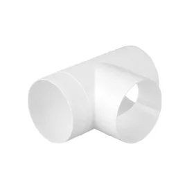 EL02-460 PVC T-SPOJKA PRO KRUHOVÉ KANÁLY D100MM